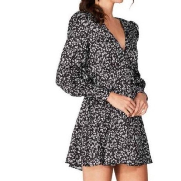 Talulah Embody the Love Black Floral Long Sleeve Dress - Picture 6 of 13